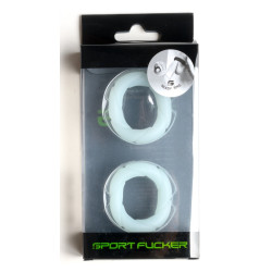 Sport Fucker Lot de 2 Cockrings Ready Rings 28 mm Phosphorescents